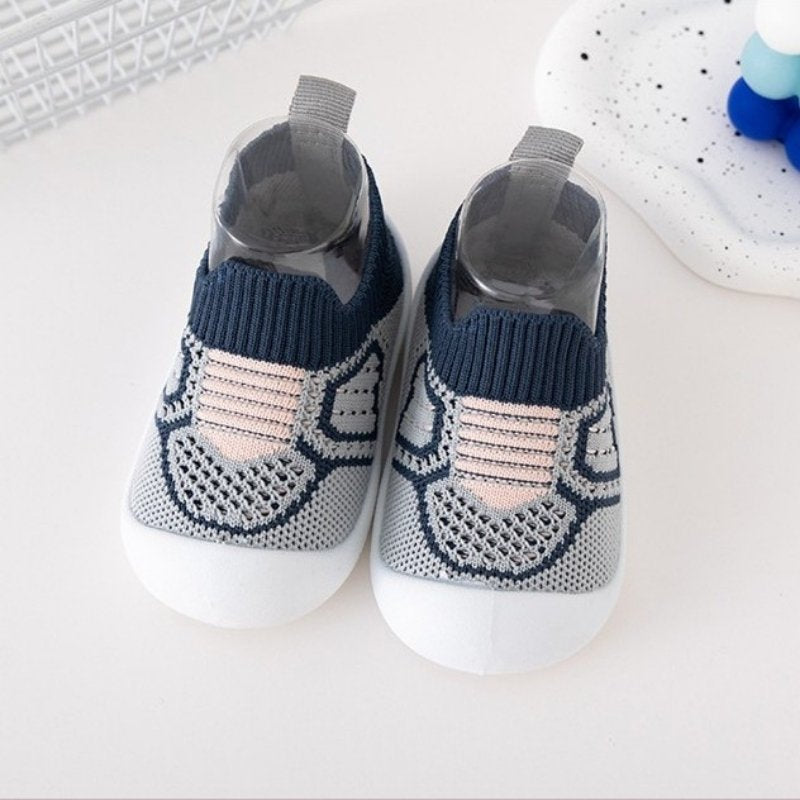 Breathable Soft Bottom Kids Slip-on Casual Shoe - Navy Blue