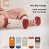 Spring Style Non-slip 1-3 Years Baby Floor Socks - Mixed Color (5 Pair)