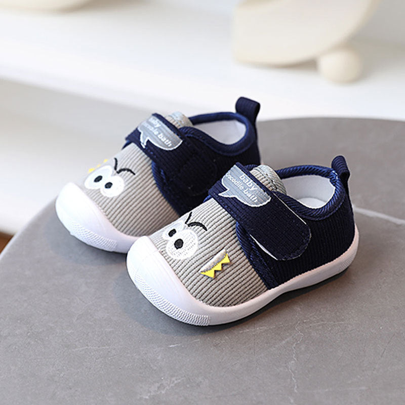 Spring Trend Non-slip Toddlers Soft Shoe - Gray Blue
