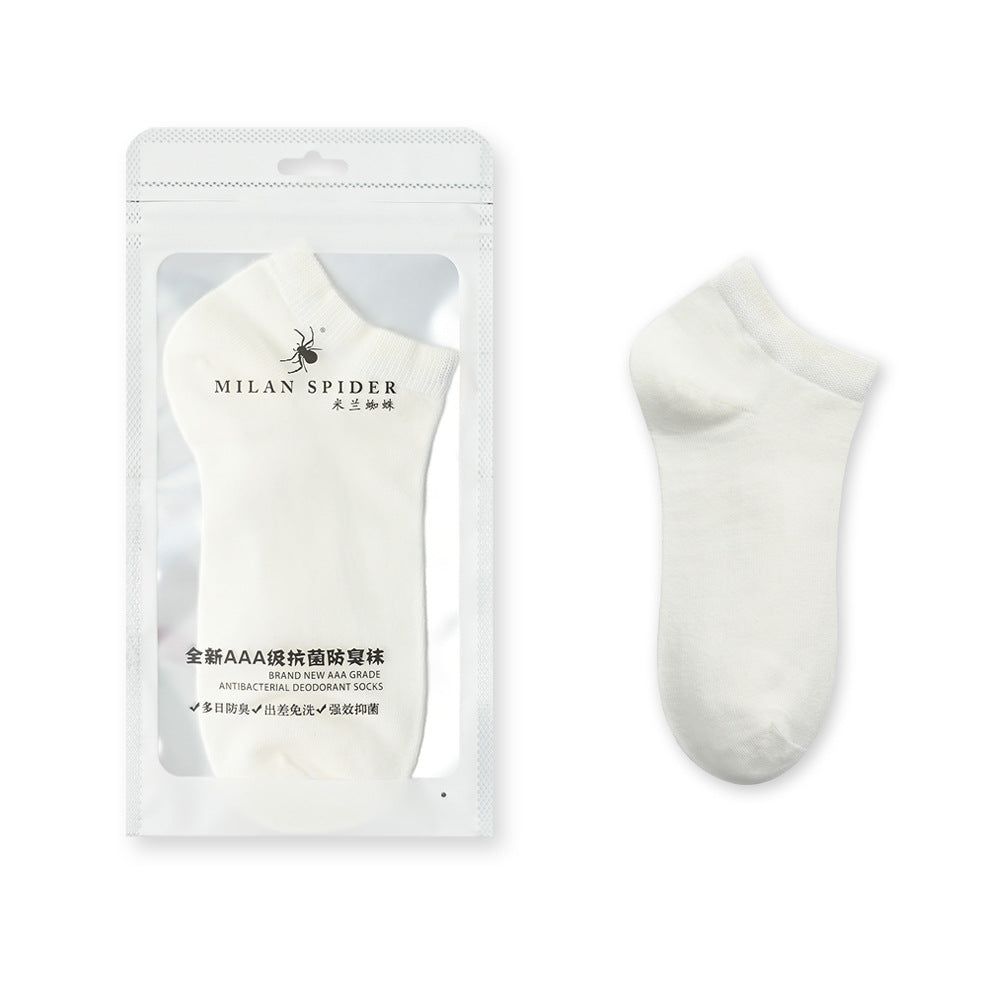 Mans Pure Cotton Soft Short Socks - Mixed Color (5 Pair)
