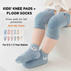Anti-slip Soft 1.5 Year Baby Floor Socks Set - Mixed Color (5 Pair)