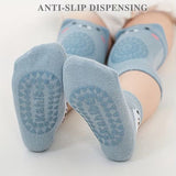 Anti-slip Soft 1.5 Year Baby Floor Socks Set - Mixed Color (5 Pair)