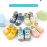 Anti-slip Soft Toddlers Cartoon Sock Shoe - Pink