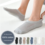 Antibacterial Soft Cotton Short Socks - Mixed Color (5 Pair)