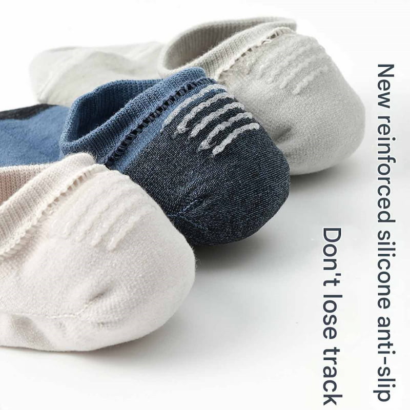 Antibacterial Soft Cotton Short Socks - Mixed Color (5 Pair)