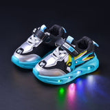 Autumn Trend Light-up Toddlers Casual Shoe - Blue