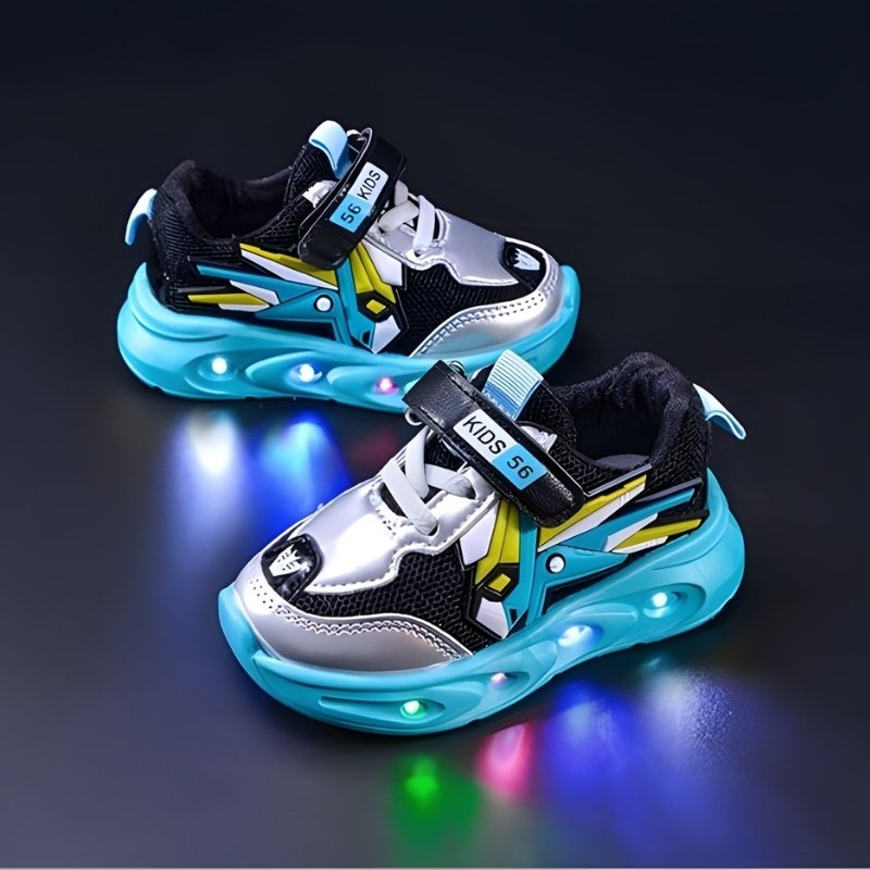 Autumn Trend Light-up Toddlers Casual Shoe - Blue