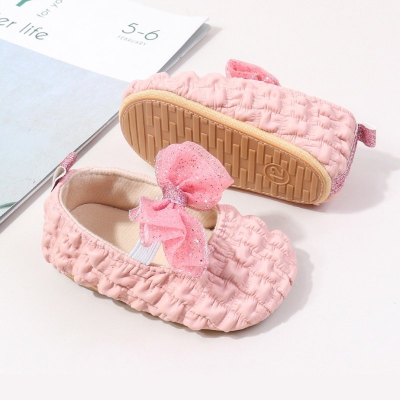 Autumn Trend Newborn Princess Soft Shoe - Pink