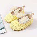 Autumn Trend Newborn Princess Soft Shoe - Yellow