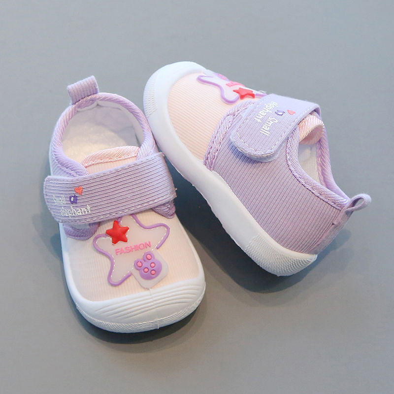 Autumn Trend Non-slip Toddlers Soft Shoe - Purple