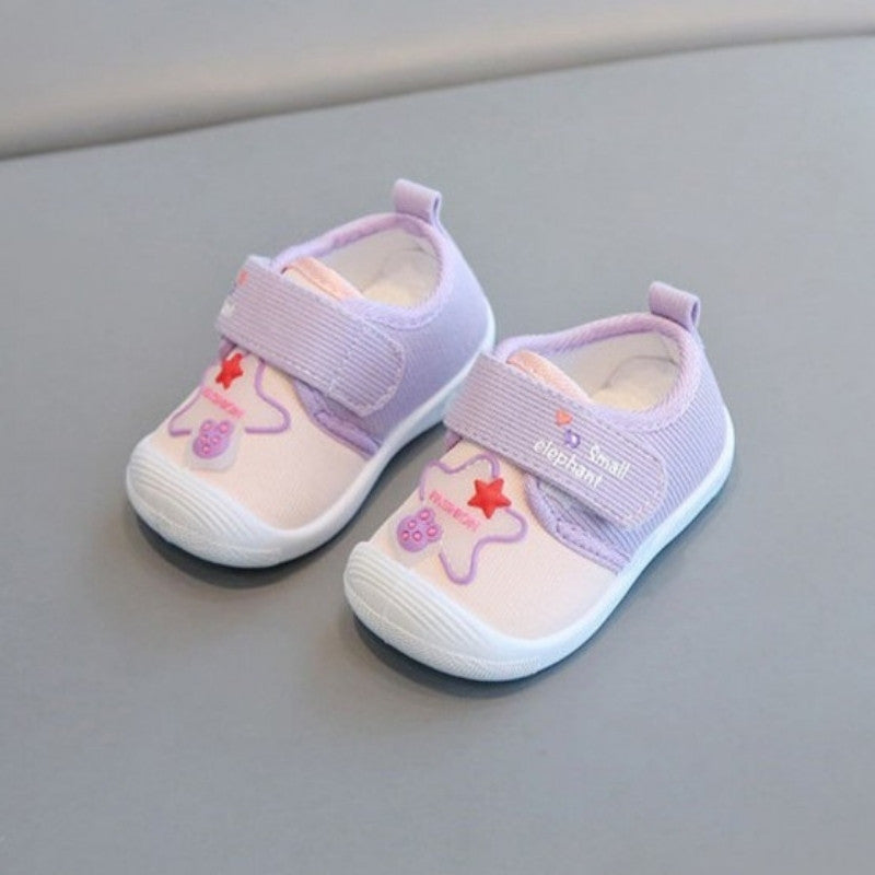 Autumn Trend Non-slip Toddlers Soft Shoe - Purple