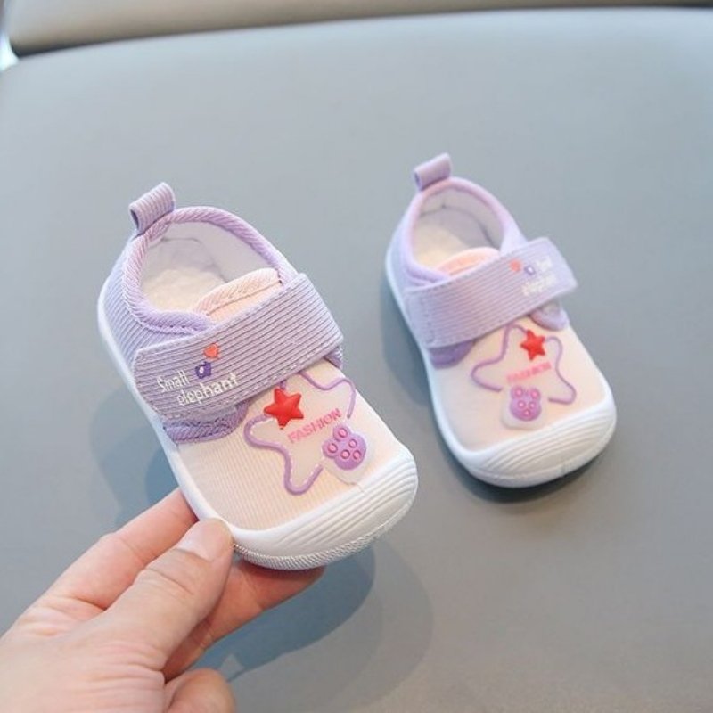 Autumn Trend Non-slip Toddlers Soft Shoe - Purple