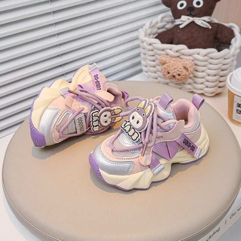 Autumn Trend Soft Girls Sports Casual Shoe - Purple