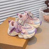 Autumn Trend Soft Girls Sports Casual Shoe - Purple