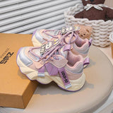 Autumn Trend Soft Girls Sports Casual Shoe - Purple