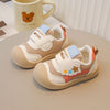 Breathable Non-slip Soft Mesh Kids Casual Shoe - Khaki