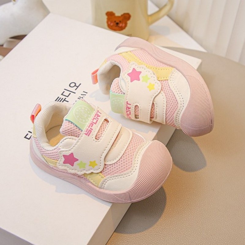 Breathable Non-slip Soft Mesh Kids Casual Shoe - Pink