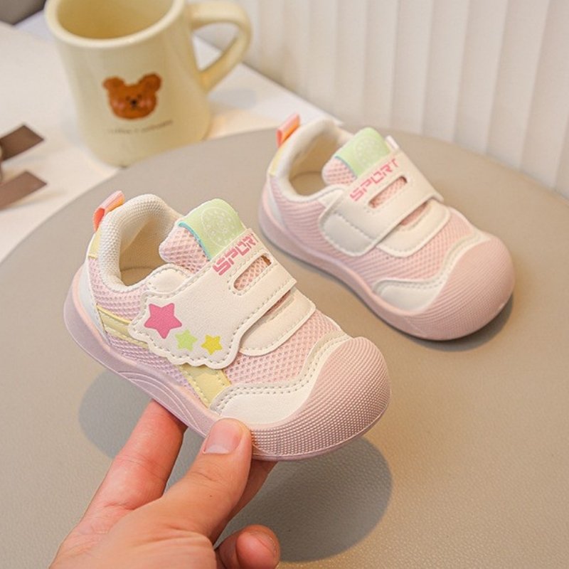 Breathable Non-slip Soft Mesh Kids Casual Shoe - Pink