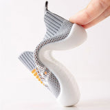 Breathable Soft Bottom Kids Slip-on Casual Shoe - Gray