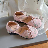 Chinese Style Girl Kids Ethnic Dress Sandal - Pink