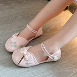 Chinese Style Girl Kids Ethnic Dress Sandal - Pink