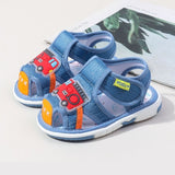 Closed-Toe Non-slip Kids Soft Mesh Sandal - Blue