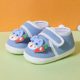 Cute Rabbit Soft Newborn Baby Shoe - Blue