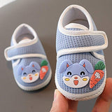 Cute Rabbit Soft Newborn Baby Shoe - Blue