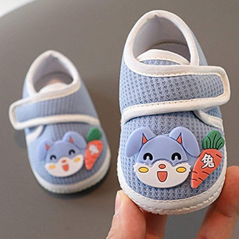 Cute Rabbit Soft Newborn Baby Shoe - Blue