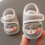Cute Rabbit Soft Newborn Baby Shoe - Gray