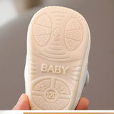 Cute Rabbit Soft Newborn Baby Shoe - Gray