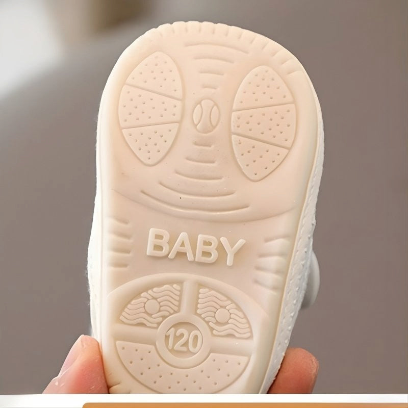Cute Rabbit Soft Newborn Baby Shoe - Gray