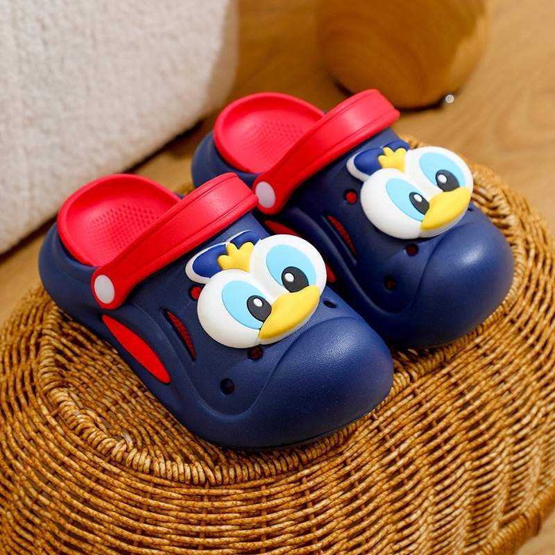 Donald Duck Non-slip Kids Cartoon Clog Shoe - Blue Red
