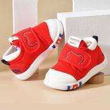 Foreign Trend Soft Non-slip Kids Casual Shoe - Red