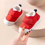 Foreign Trend Soft Non-slip Kids Casual Shoe - Red