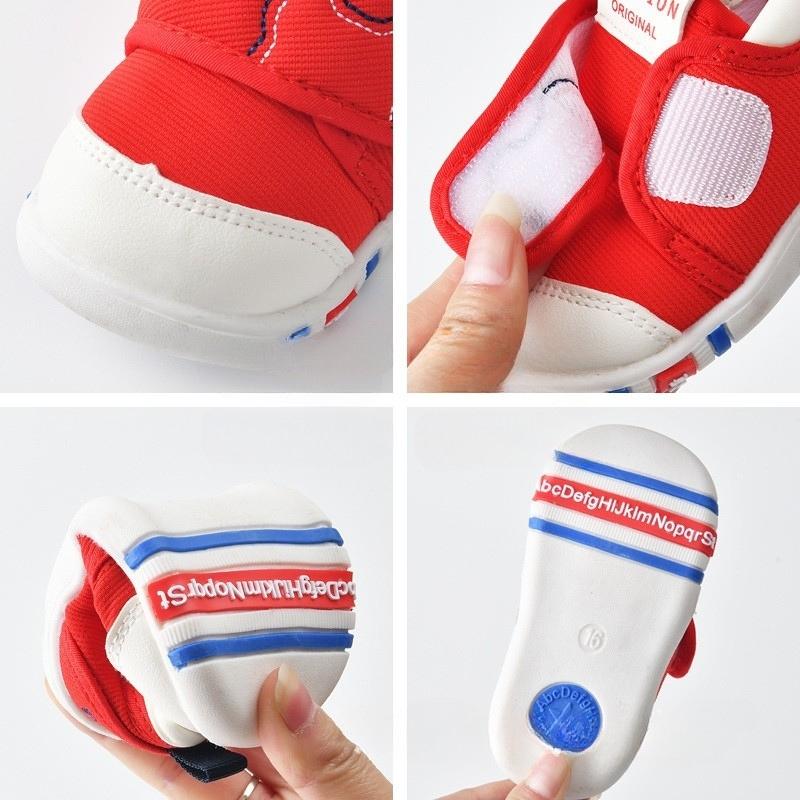 Foreign Trend Soft Non-slip Kids Casual Shoe - Red