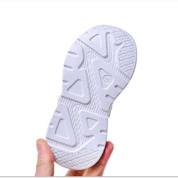 Glowing Princess Soft Girl Kids Casual Shoe - Pink