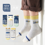 Haibin Didi Auto Non-slip 1-3 Years Baby Floor Socks – Mixed Color (5 Pair)