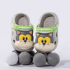 Kitten Head Lightweight Kids Cute Clog Shoe - Gray