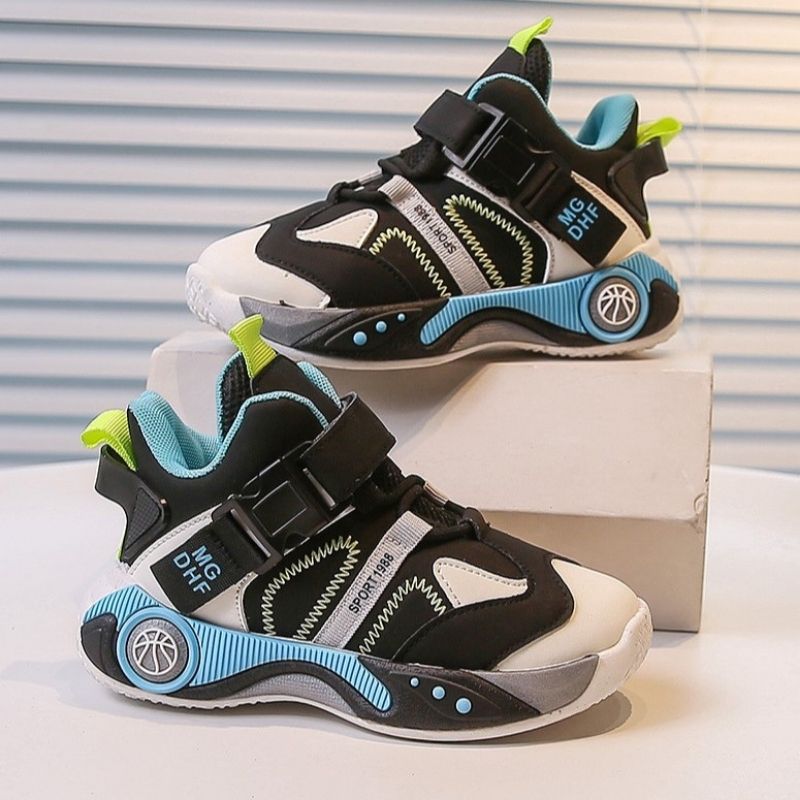 Korean Style Kids Versatile Sports Casual Shoe - Black