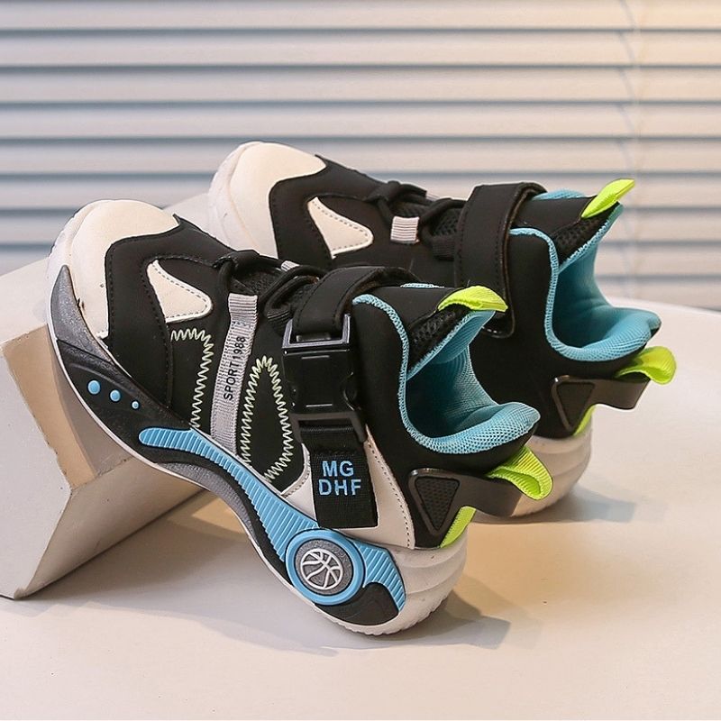 Korean Style Kids Versatile Sports Casual Shoe - Black