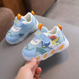 Lightweight Non-slip Kids Lighting Casual Shoe - Blue