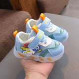 Lightweight Non-slip Kids Lighting Casual Shoe - Blue