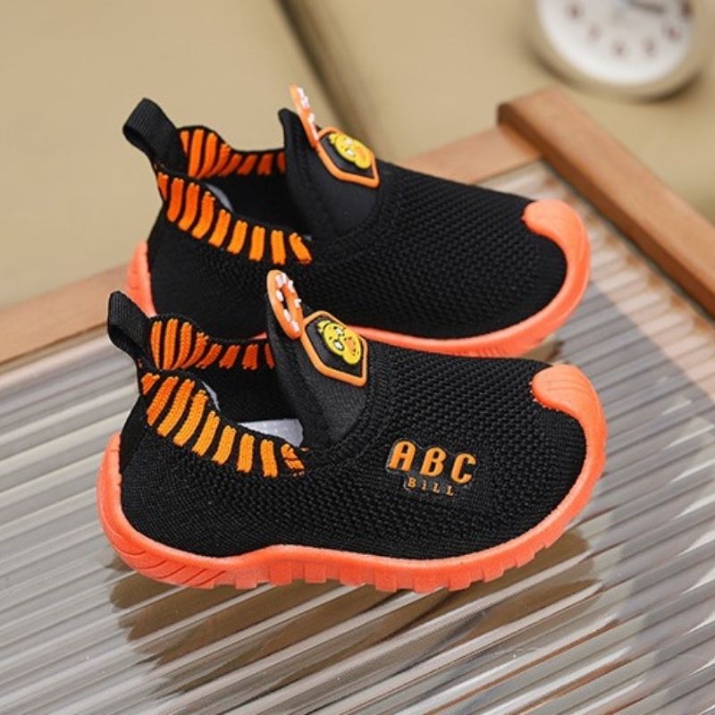 Lightweight Soft Kids Slip-on Casual Loafer Shoe - Black