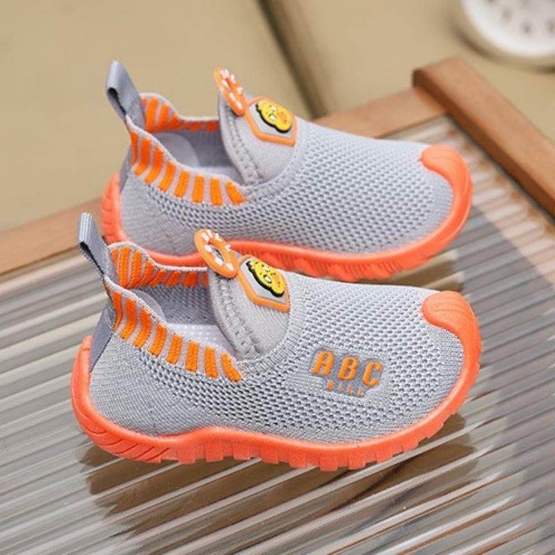 Lightweight Soft Kids Slip-on Casual Loafer Shoe - Gray