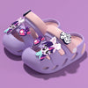 Little Pony Close-toe Kids Cartoon Clog Shoe - Purple