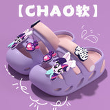 Little Pony Close-toe Kids Cartoon Clog Shoe - Purple