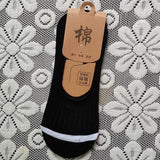 Mans Thin Invisible Cotton Loafer Socks - Mixed Color (5 Pair)