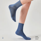 Mans Pure Cotton Soft Long Socks - Mixed Color (5 Pair)