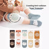 Non-slip Soft 1.5 Year Baby Socks with Knee Pads - Mixed Color (5 Pair)